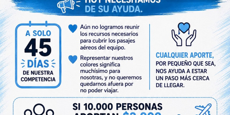 La selección argentina de voleibol sentado busca fondos para competir en los Juegos Parasuramericanos