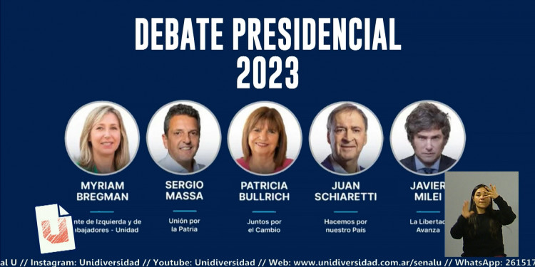 Cómo será el debate presidencial y qué temas se analizarán