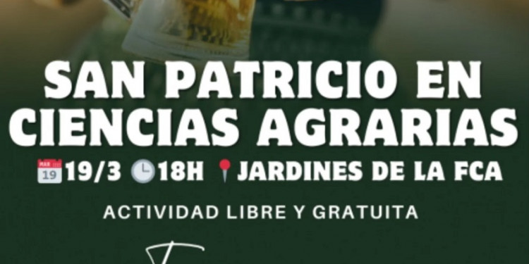 Mendoza se prepara para vivir la celebración de San Patricio 