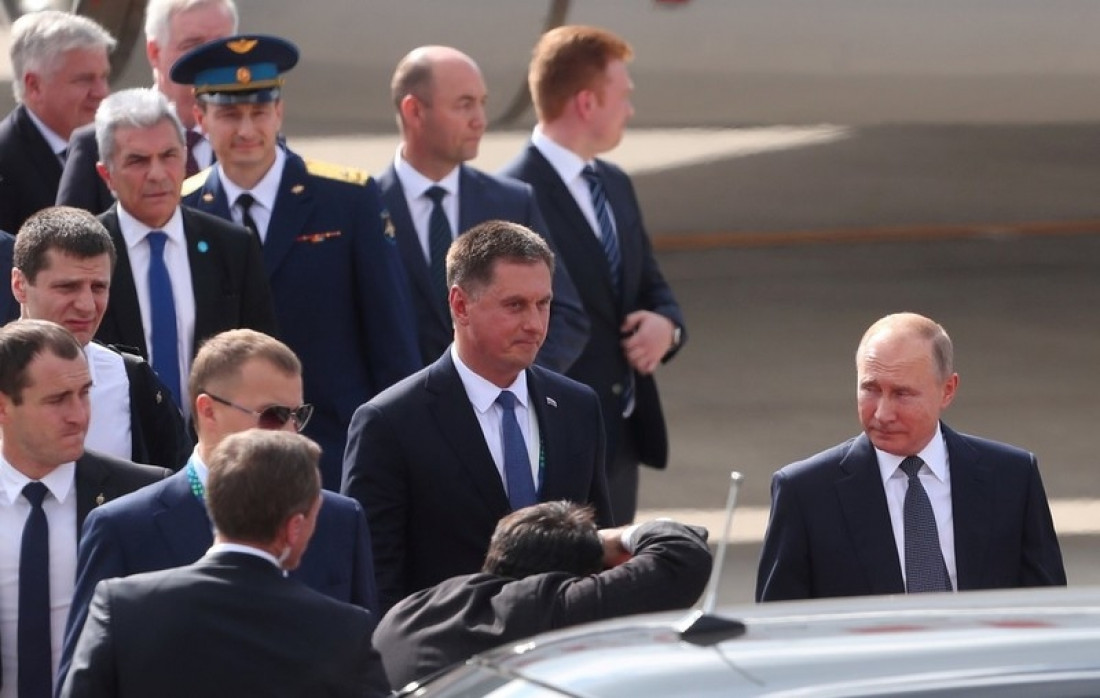 Llegó Vladimir Putin a Buenos Aires