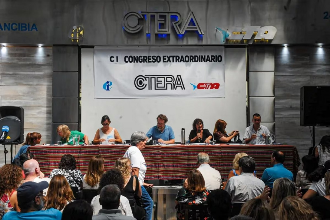 Ctera convocó a un paro el lunes 26 de febrero