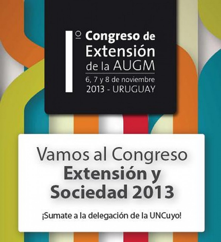 ¡Sumate a la delegación que viajará al Congreso de Extensión!