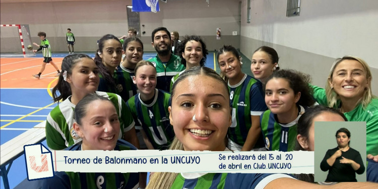 Torneo de balonmano 2024 en la UNCUYO