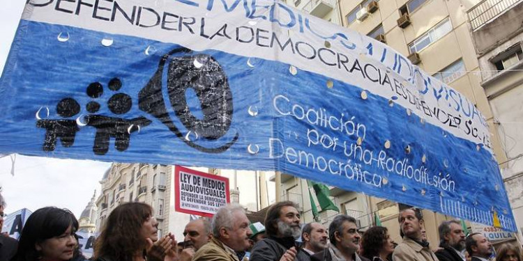 Concentraciones en todo el país en defensa de la Ley de Medios