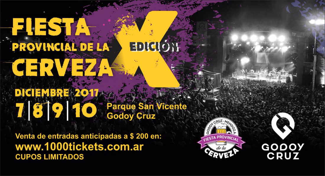 Todo listo para que la música llegue a la Fiesta de la Cerveza 2017