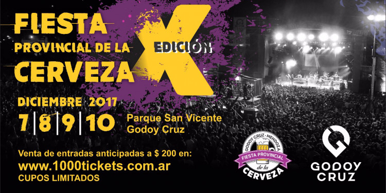 Todo listo para que la música llegue a la Fiesta de la Cerveza 2017