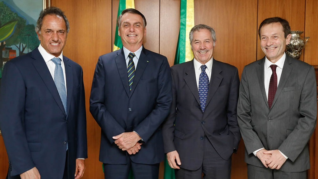 Bolsonaro le propuso a Fernández reunirse el 1.º de marzo en Montevideo