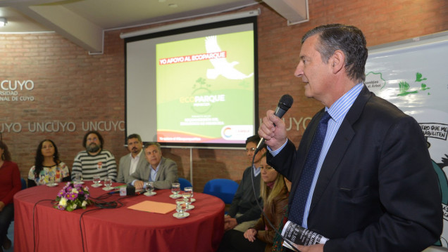 imagen Cornejo se comprometió a impulsar el Ecoparque