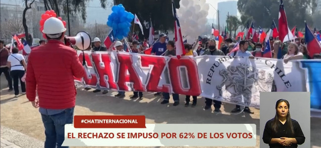 Los motivos que llevaron a la sociedad chilena a rechazar una nueva Constitución