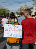 Mensajes por lo alto: las fotos de la tercera marcha universitaria