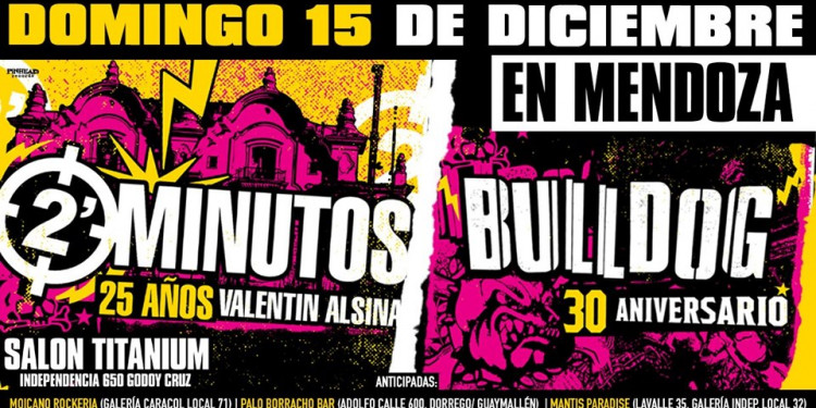 Bulldog festeja su 30.º aniversario en Mendoza