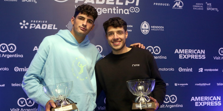 Arturo Coello y Agustín Tapia son los campeones del Mendoza Premier Pádel