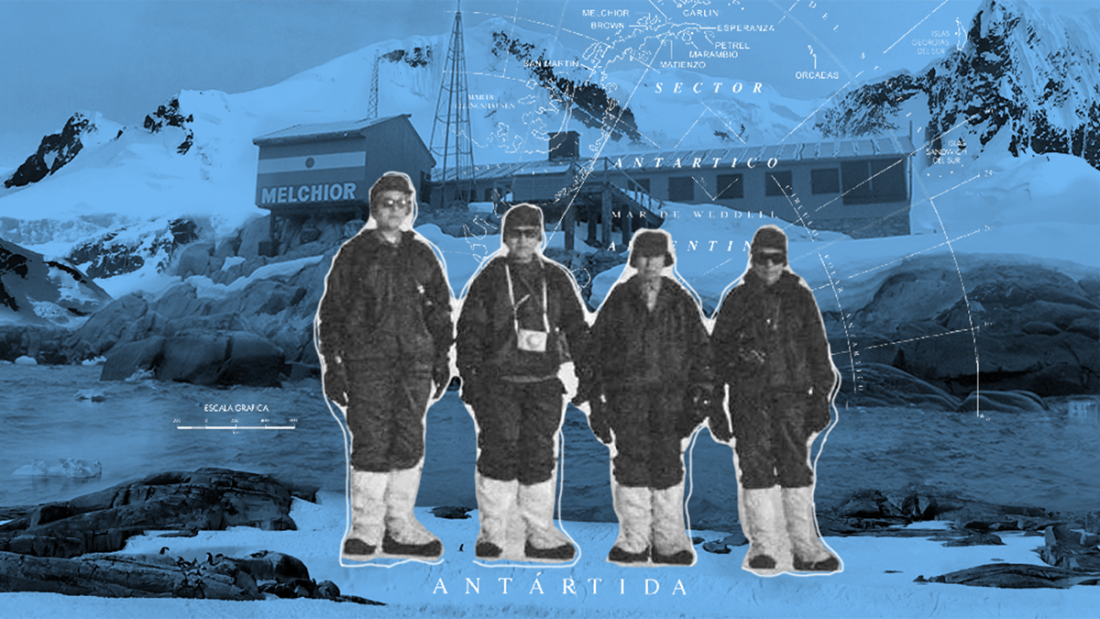 "Las cuatro de Melchior", las primeras mujeres que llegaron a la Antártida para hacer ciencia