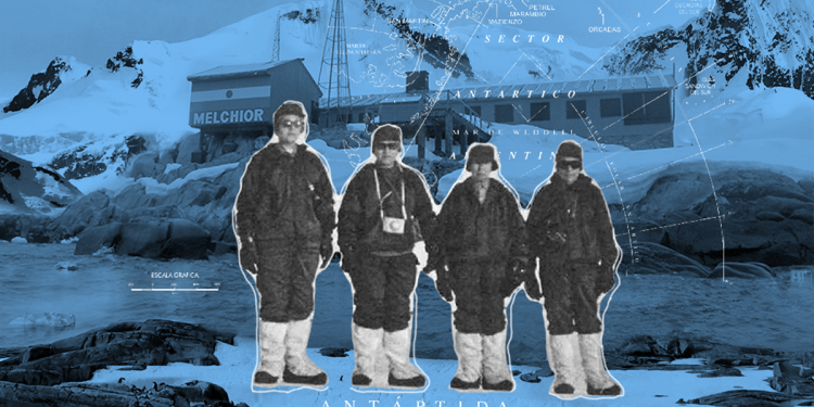 "Las cuatro de Melchior", las primeras mujeres que llegaron a la Antártida para hacer ciencia