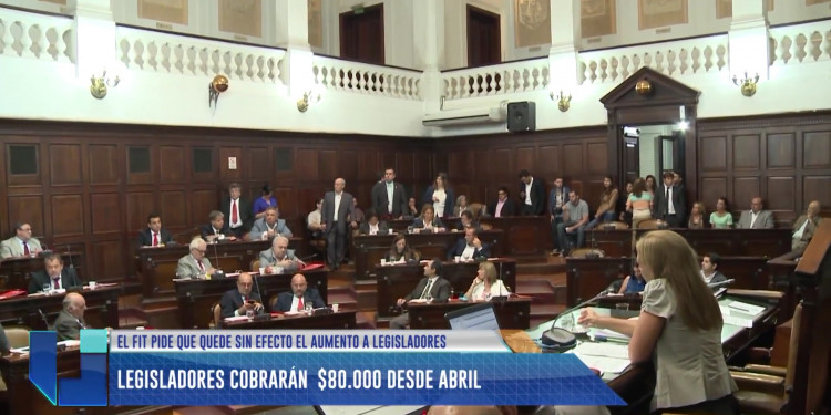 Legisladores cobrarán $ 80 000 desde abril