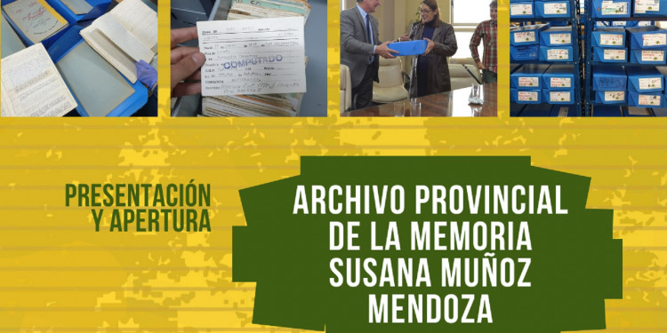 El EPM de Mendoza abre el Archivo Provincial de la Memoria Susana Muñoz
