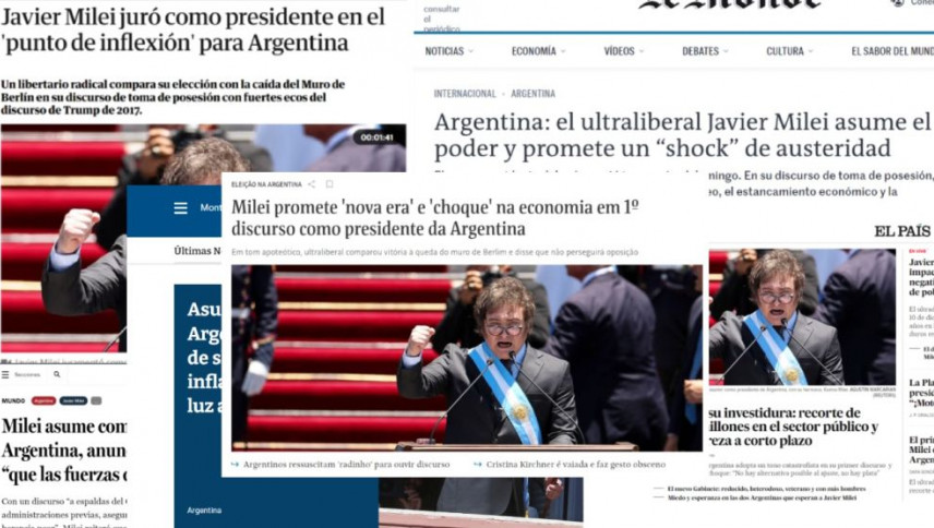 Javier Milei: cómo lo ve la prensa extranjera