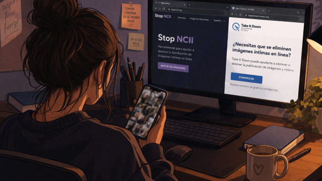 imagen Si una IA te desnuda, hay plataformas que te ayudan a eliminar la imagen de internet