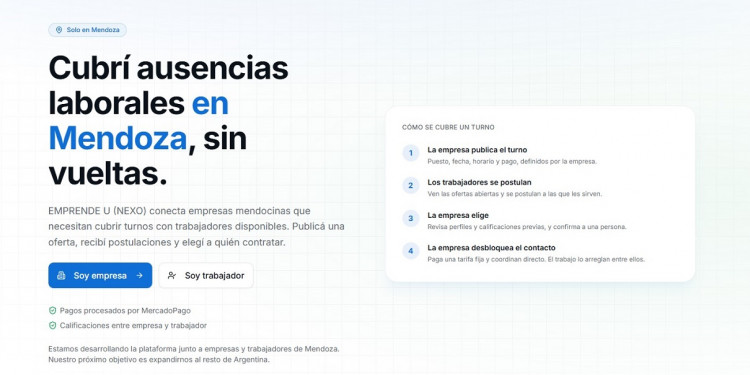 Nexo, finalista de la edición Emprende U 2026