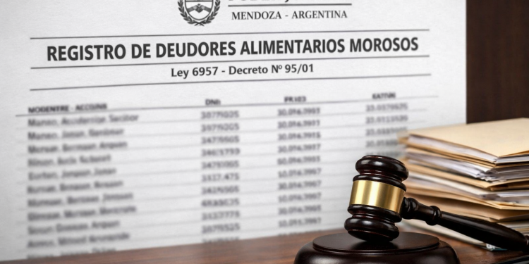 En Mendoza, 2025 cierra con más de 1600 deudores alimentarios y 20 % de reincidentes