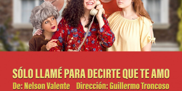 Función despedida de "Solo llamé para decirte que te amo" en el Teatro Independencia