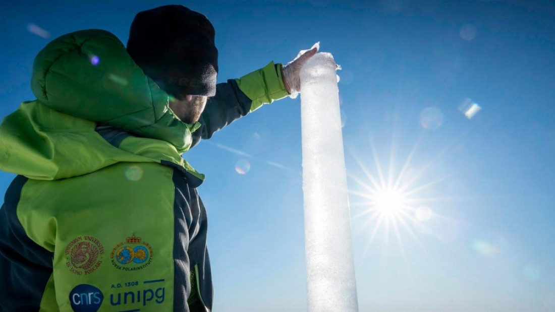 Una "biblioteca de hielo" conserva los secretos milenarios de la atmósfera