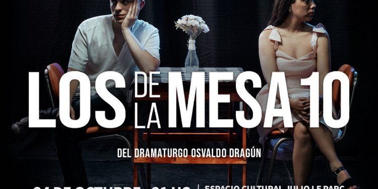 El elenco Giranubes presenta "Los de la mesa 10"