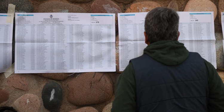 Casi un millón y medio de personas podrán votar en Mendoza