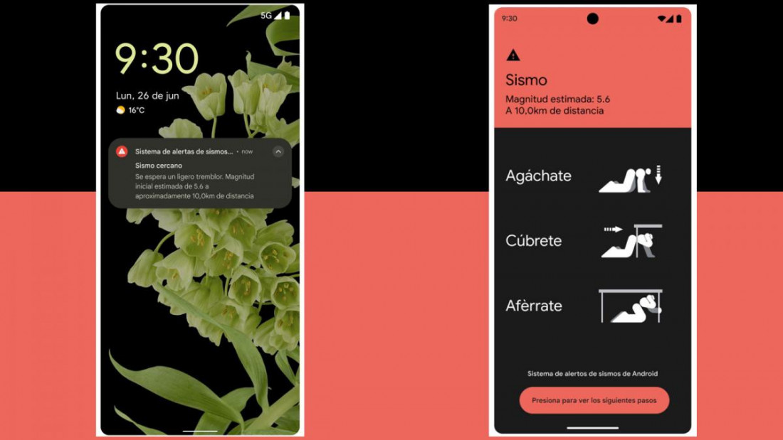 Cómo funcionan la alerta de terremoto y el envío de ubicación al 911 de Google