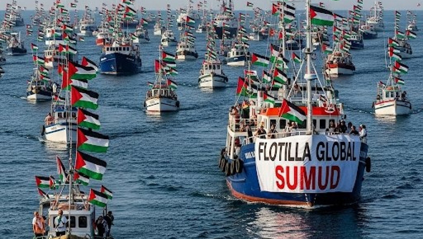 La Flotilla de la Libertad navega rumbo a Gaza