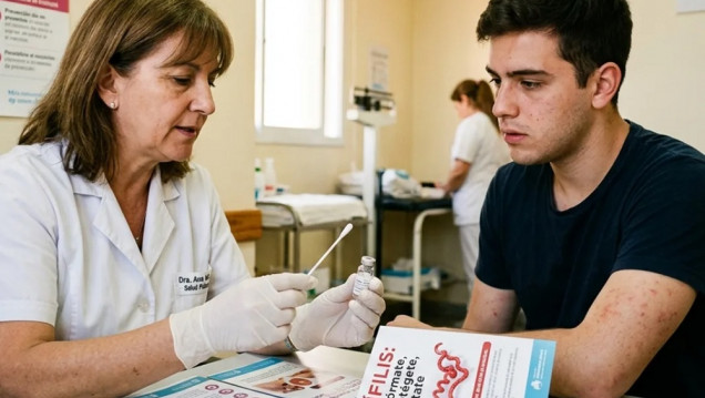imagen Los casos de sífilis no paran de crecer y llegaron a su pico histórico en Argentina 