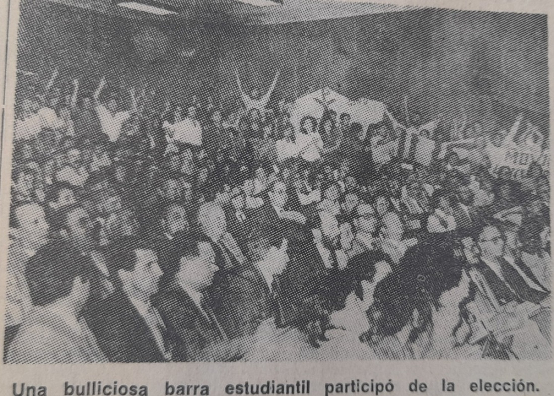 La UNCUYO recuerda en sus membretes los 40 años de cogobierno democrático
