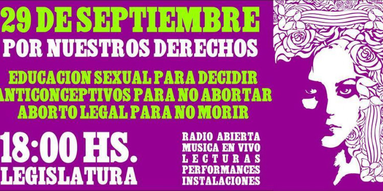 El 28 de septiembre es el día internacional por la despenalización del aborto  