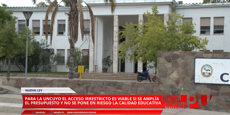 Acceso irrestricto a las Universidades