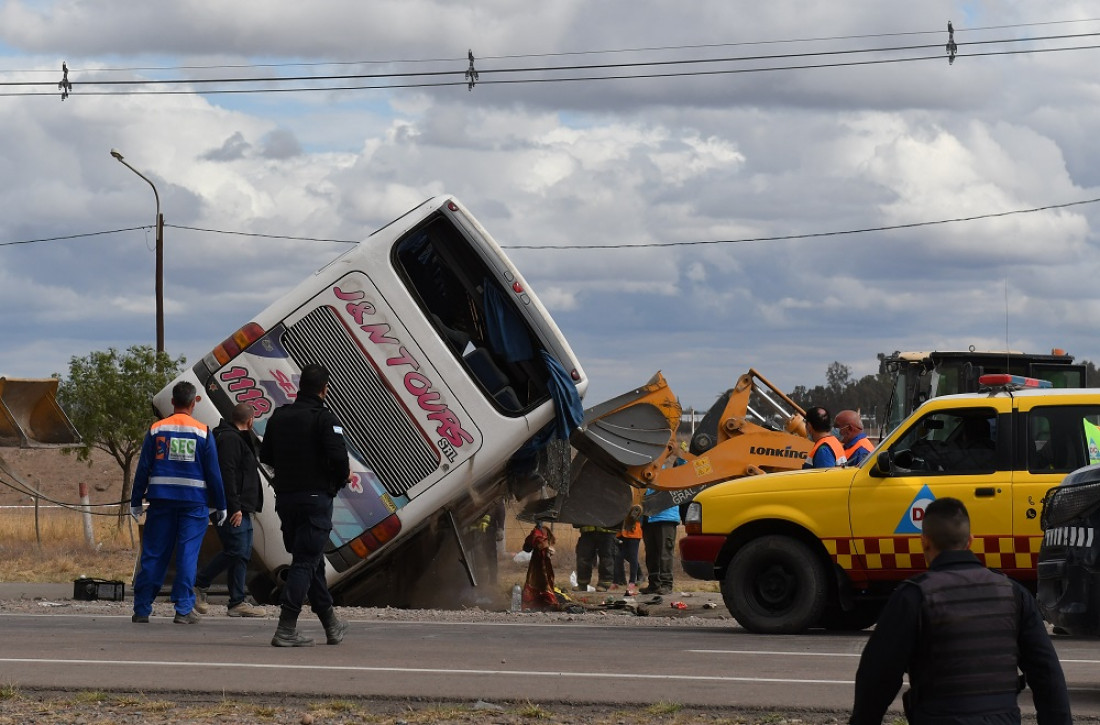 Trágico accidente con hinchas de Boca sobre la Ruta 7