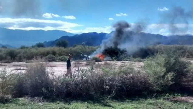 imagen Críticas al gobernador riojano por choque de helicópteros