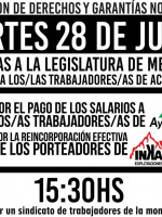 Organizan convocatoria en apoyo a los Trabajadores del Parque Aconcagua‬ 