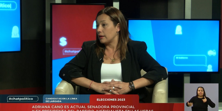 Adriana Cano, precandidata a intendente de Las Heras, pasó por "#Chatpolítico"