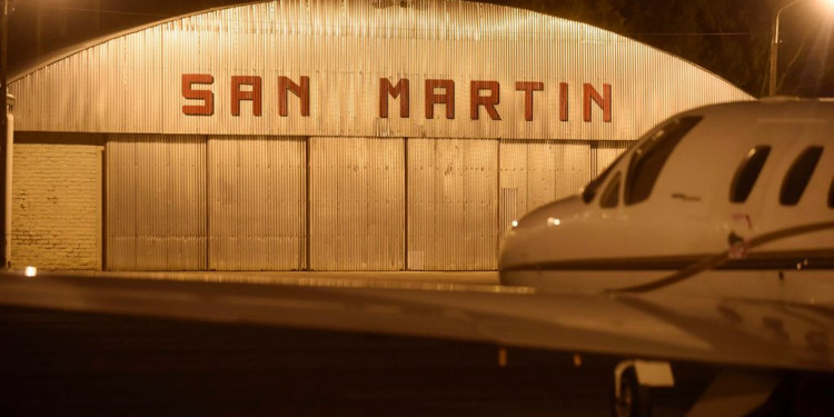 El aeródromo de San Martín ya funciona de noche