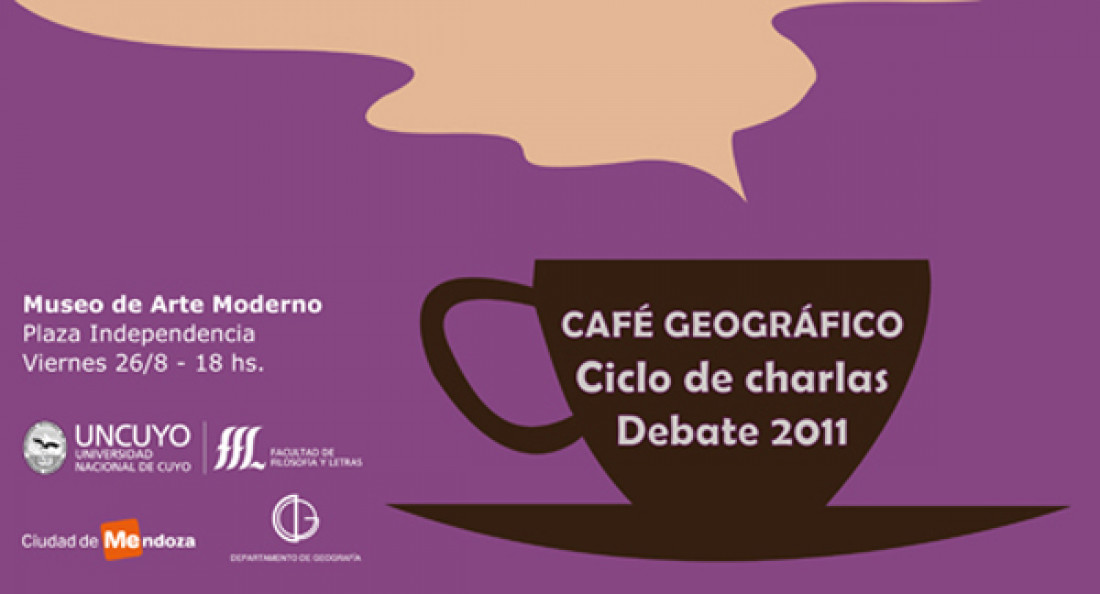 Se realizará la tercer charla del ciclo "Café Geográfico"