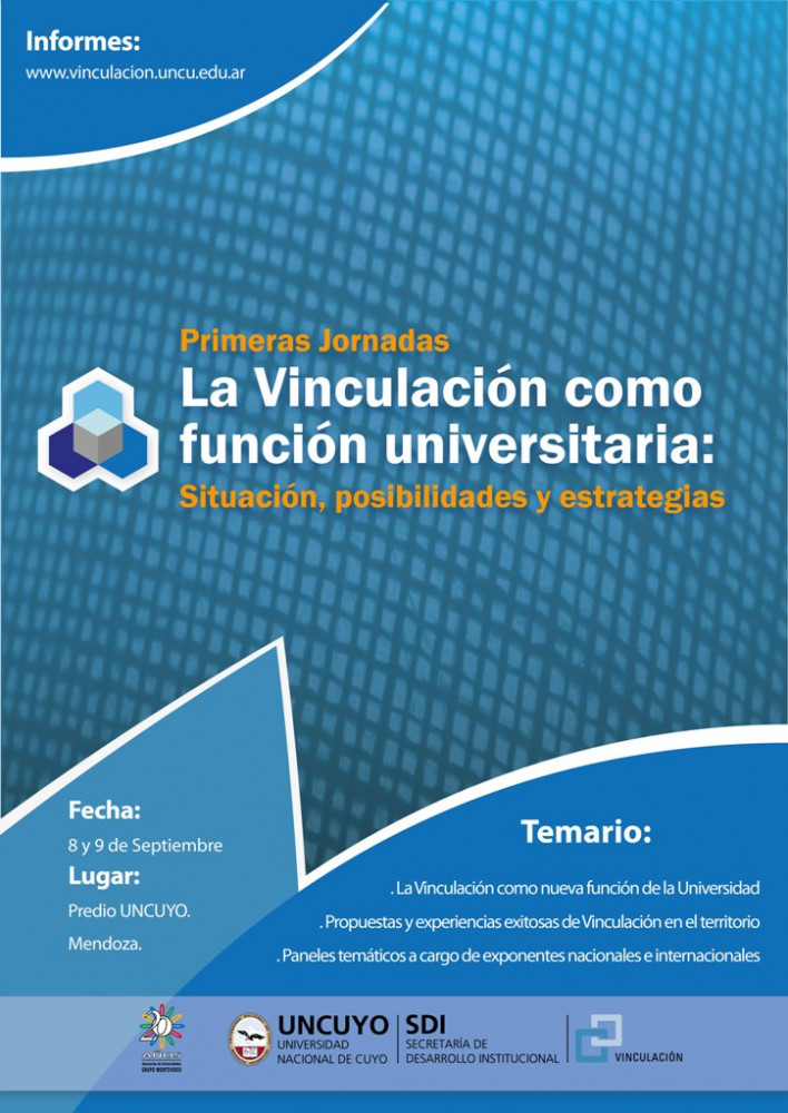 Primeras Jornadas de Vinculación Universitaria