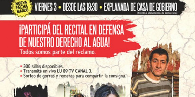 Polémico recital "Anti Mendoza" en La Pampa