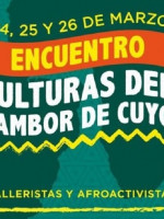 Se viene la 1°edición del "Encuentro Culturas del Tambor en Cuyo"