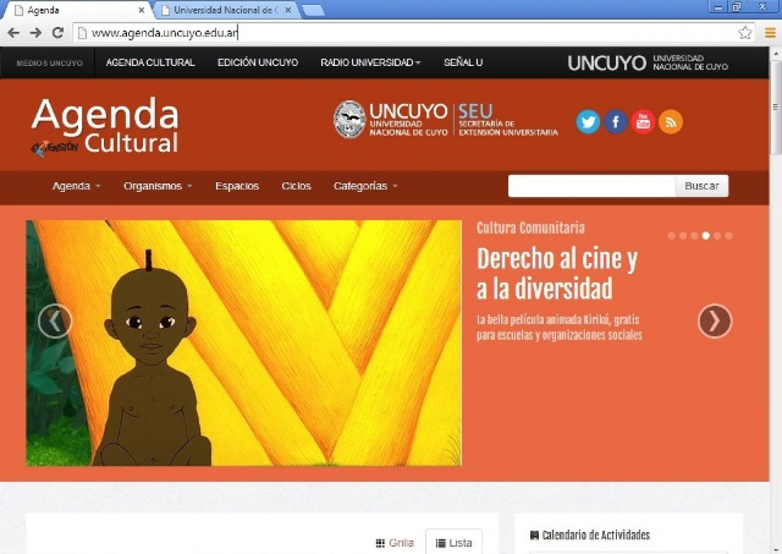 La nueva agenda cultural de la UNCuyo ya está en marcha