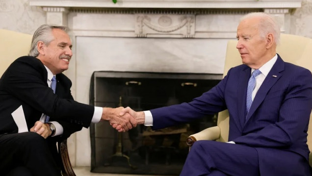 imagen Cambio Climático y guerra en Ucrania, entre los temas que hablaron Alberto Fernández y Joe Biden