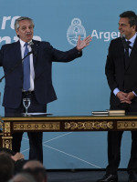 Juró Massa y Alberto Fernández afirmó que viene una "gran oportunidad"
