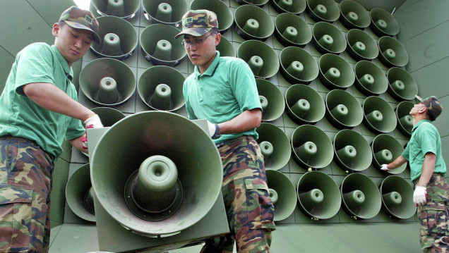 imagen Seúl contesta con propaganda a la prueba nuclear de Corea del Norte
