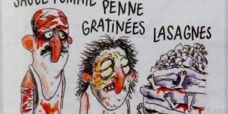 Charlie Hebdo en problemas por reírse de los muertos en el terremoto de Italia