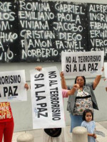 Cristina participa del acto por la AMIA 