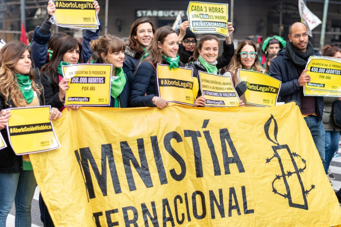 Amnistía Internacional celebró la sanción inicial del aborto legal